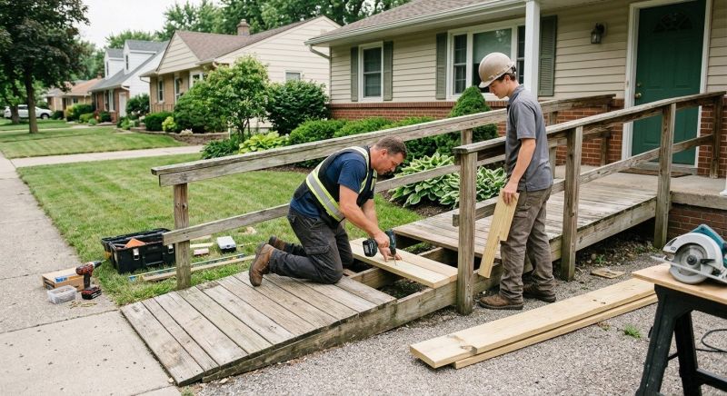 Mobility Ramp Construction in Conroe, TX