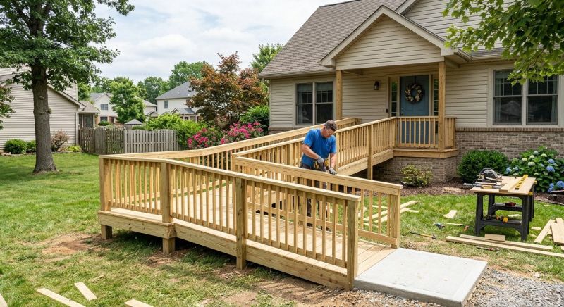Deck Ramp Installation in Kansas City, KS