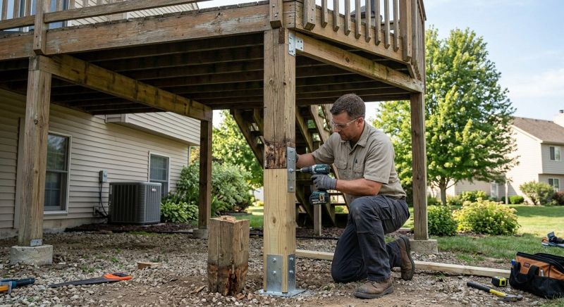 Terrace Railing Repair in Redmond, WA